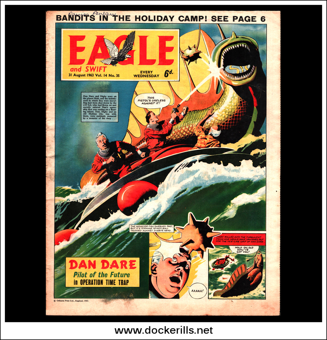 Eagle Comic, Vol. 14, No. 35, August 31st, 1963. Dan Dare.