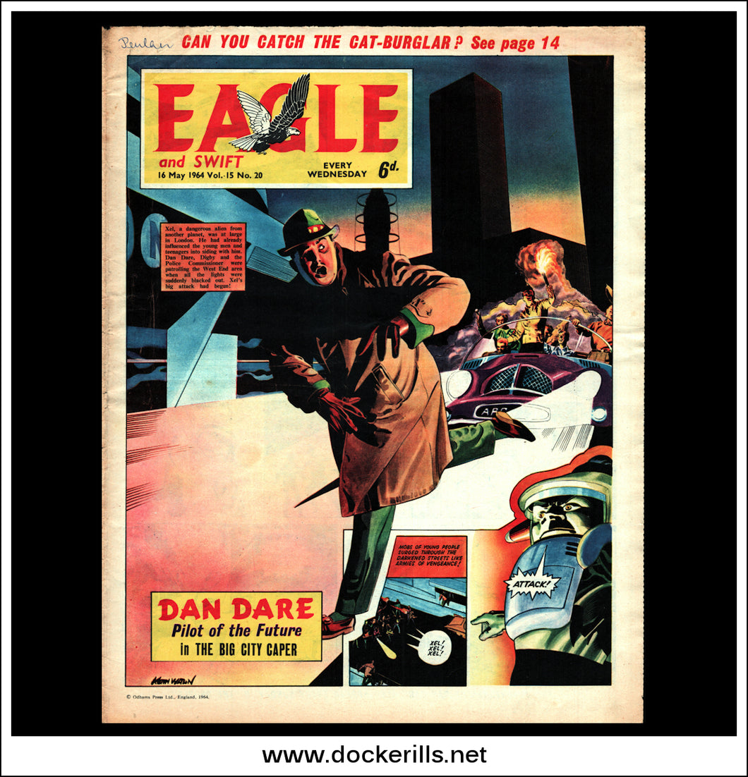 Eagle Comic, Vol. 15, No. 20, May 16th, 1964. Dan Dare.