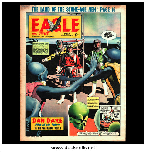 Eagle Comic, Vol. 15, No. 4, January 25th, 1964. Dan Dare.