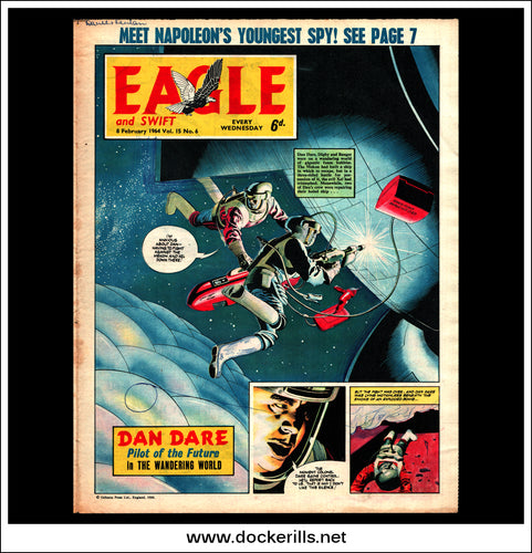 Eagle Comic. Vol. 15, No. 6, February 8th, 1964. Dan Dare.