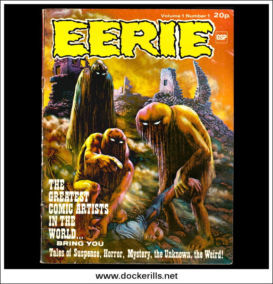 Eerie, Volume 1, Number 1, 1972. Horror Comic. GSP British Edition.