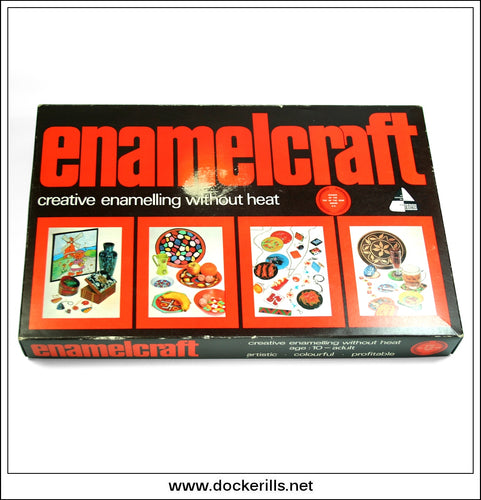 Vintage 1970's Enamelcraft Craft Toy. Enamelling Set. Turner Research Ltd. 1.