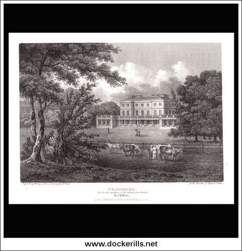 Frogmore Berkshire England antique print