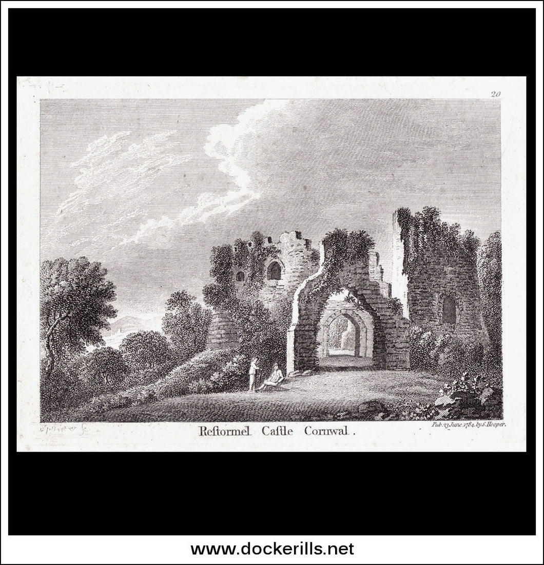 Antique print a view of 
