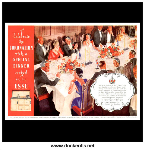 Esse Cookers. Original Vintage Advert From April 21th, 1937.