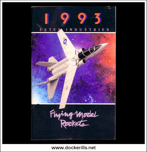Estes Flying Model Rockets Catalog / Catalogue / Brochure for 1993.