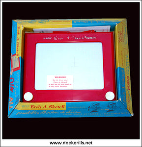 Vintage Etch-A-Sketch.