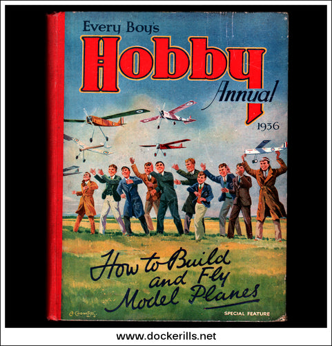 Every Boy's Hobby Annual, 1936. Building Model Aeroplanes Cover.
