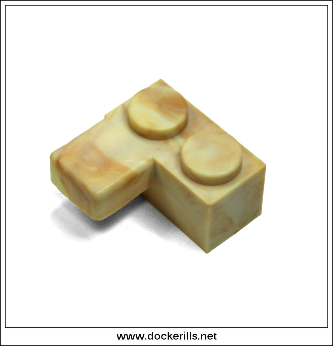 Exin Castillos / Exin Castles - 4 x Ladrillo 2 x 1 Escalera / Stair Brick (2 x 1 Studs). Exin Lines Bros., Barcelona, Spain. SPARE PARTS
