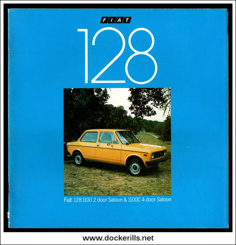 Buy Fiat 128 Sales Brochure For 1978.