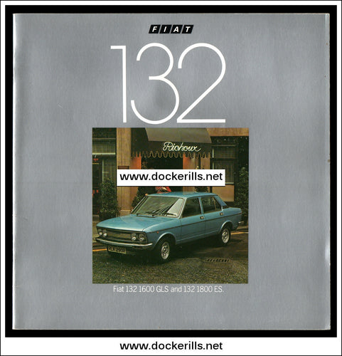 Buy Fiat 132 Sales Brochure For 1978.