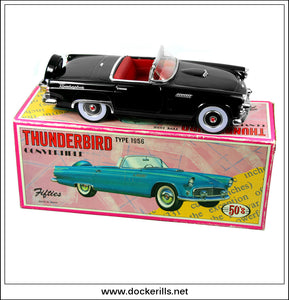 Thunderbird Convertible Type 1956 Vintage Tin Plate Friction Drive