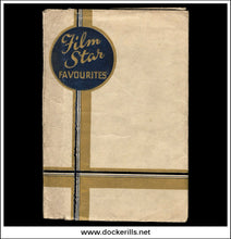 Film Star Favourites. Wallet / Vintage Folder With Twelve Film Star Postcards. 1935 1.