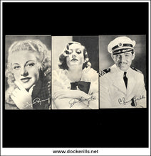 Film Star Favourites. Wallet / Vintage Folder With Twelve Film Star Postcards. 1935 3.