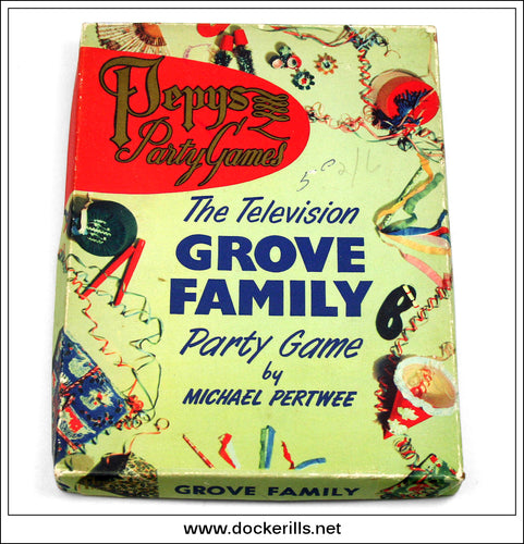 The Television Grove Family by Michael Pertwee, Pepys Party Game. Vintage Game c. 1950's - 1960's.