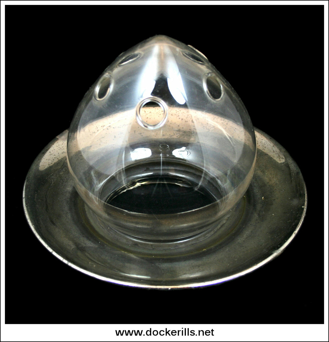 Antique Glass Gas Globe / Chimney (7)