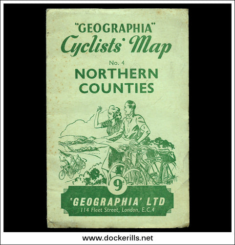 Geographia Cyclists Map No. 4 Northern Counties.