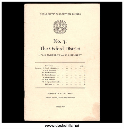 Geologists' Association Guides - No. 7: The Oxford District by W.S. McKerrow & W.J. Kennedy.