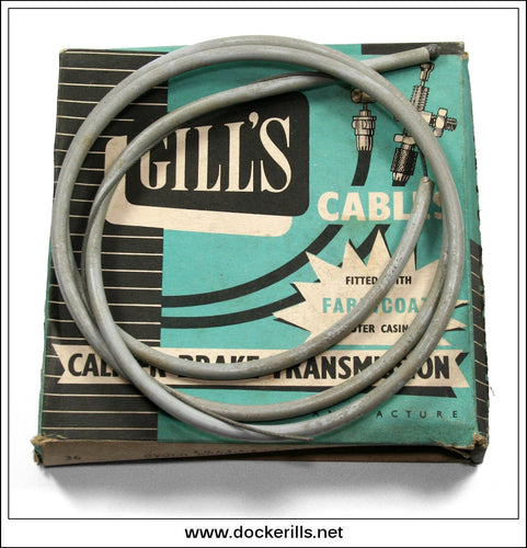 Gill's Bicycle Cable - Cyclo Benelux Down Tube Control, Complete (Silver).