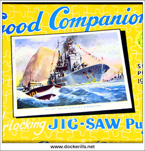 Good Companion Jig-Saw Puzzle - No. 27 Royal Navy At Gibraltar,  c. 1950's - 1960's 2.