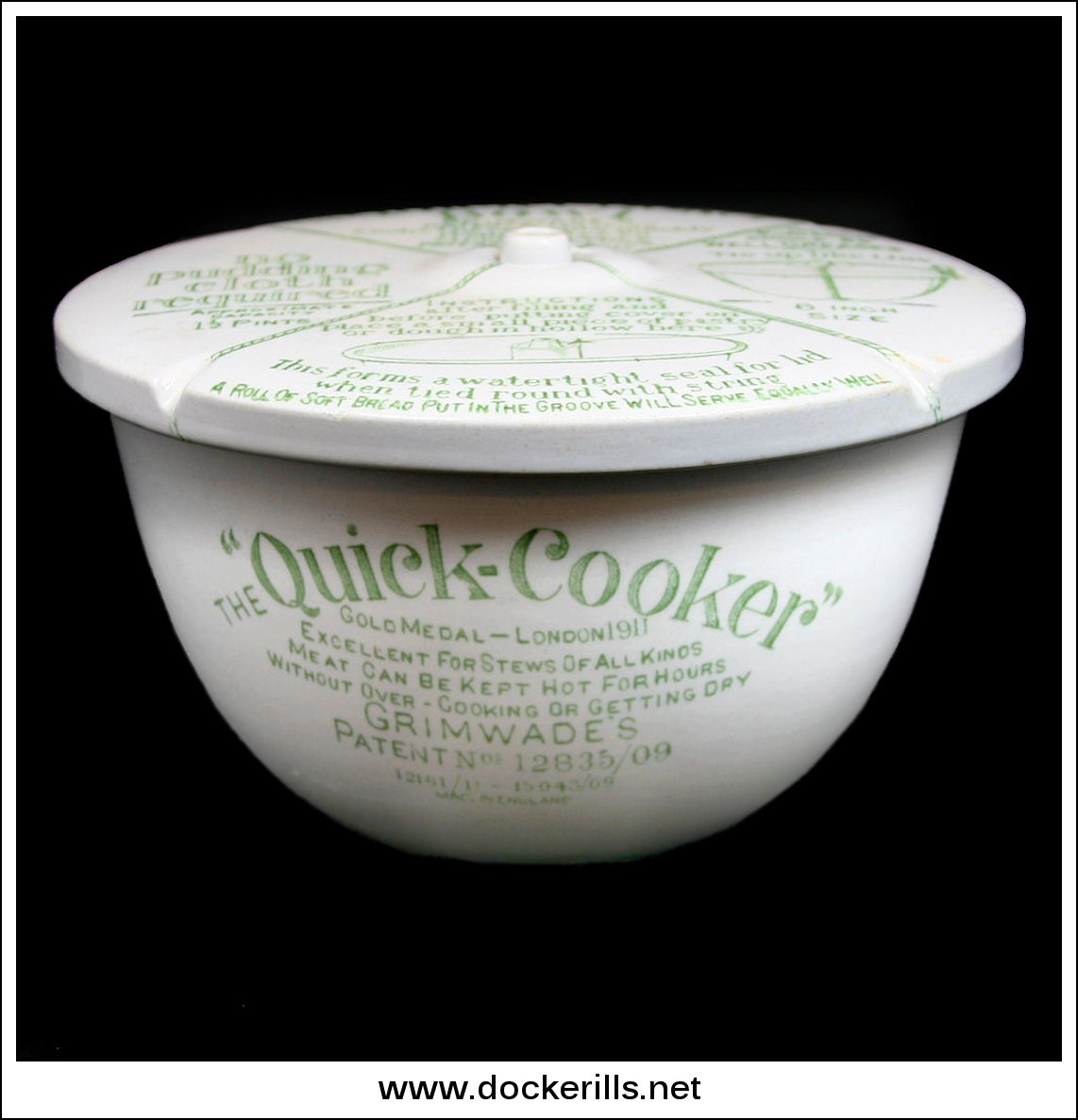 Grimwades Quick Cooker Bowl. 7.00 Inch Diameter. – Dockerills