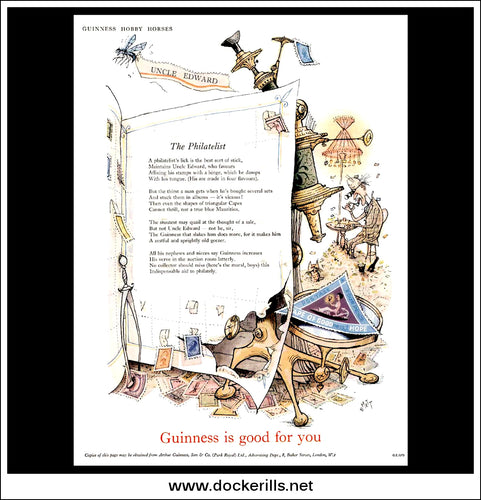 Guinness. Guinness Hobby Horses. Original Vintage Advert From May 22nd, 1954.
