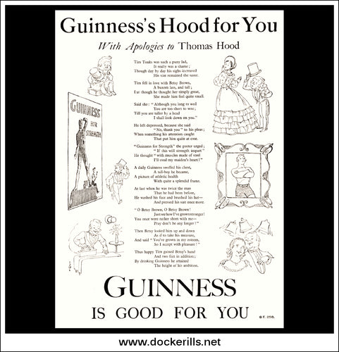 Guinness. Original Vintage Advert From October 19th, 1932. GE258