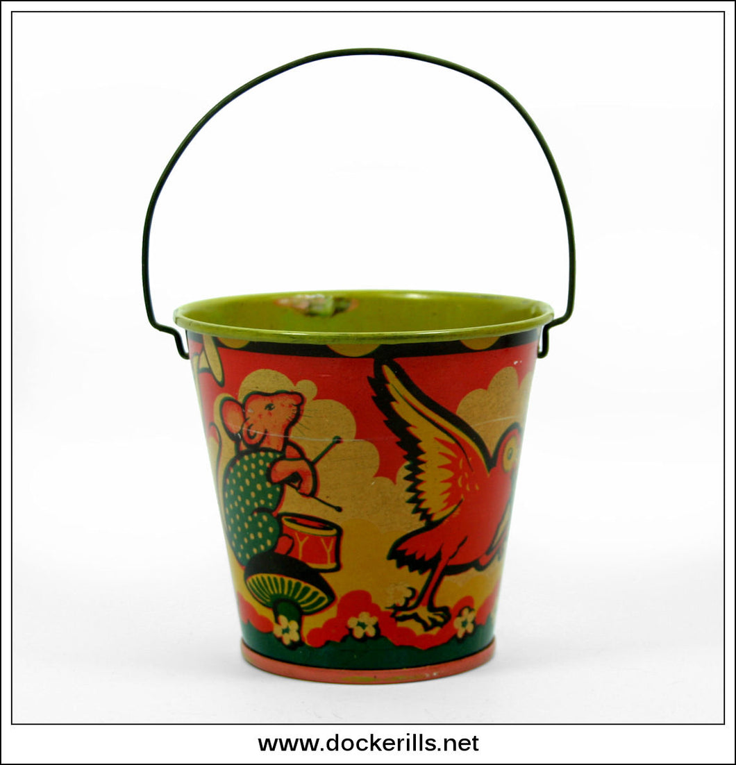 Happynak Seaside Pail No 4., Paton, Calvert & Co., Ltd., England. [Green] 1.