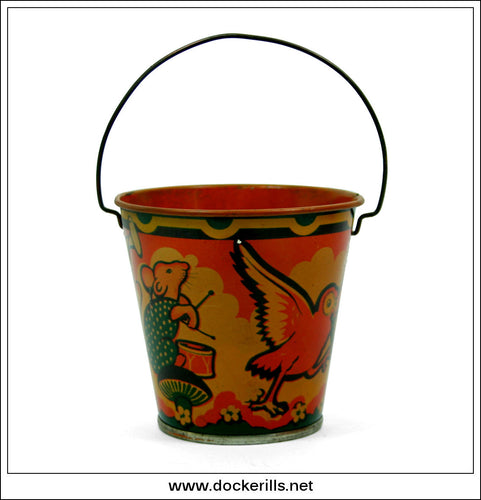 Happynak Seaside Pail No 4., Paton, Calvert & Co., Ltd., England. [Red] 1.
