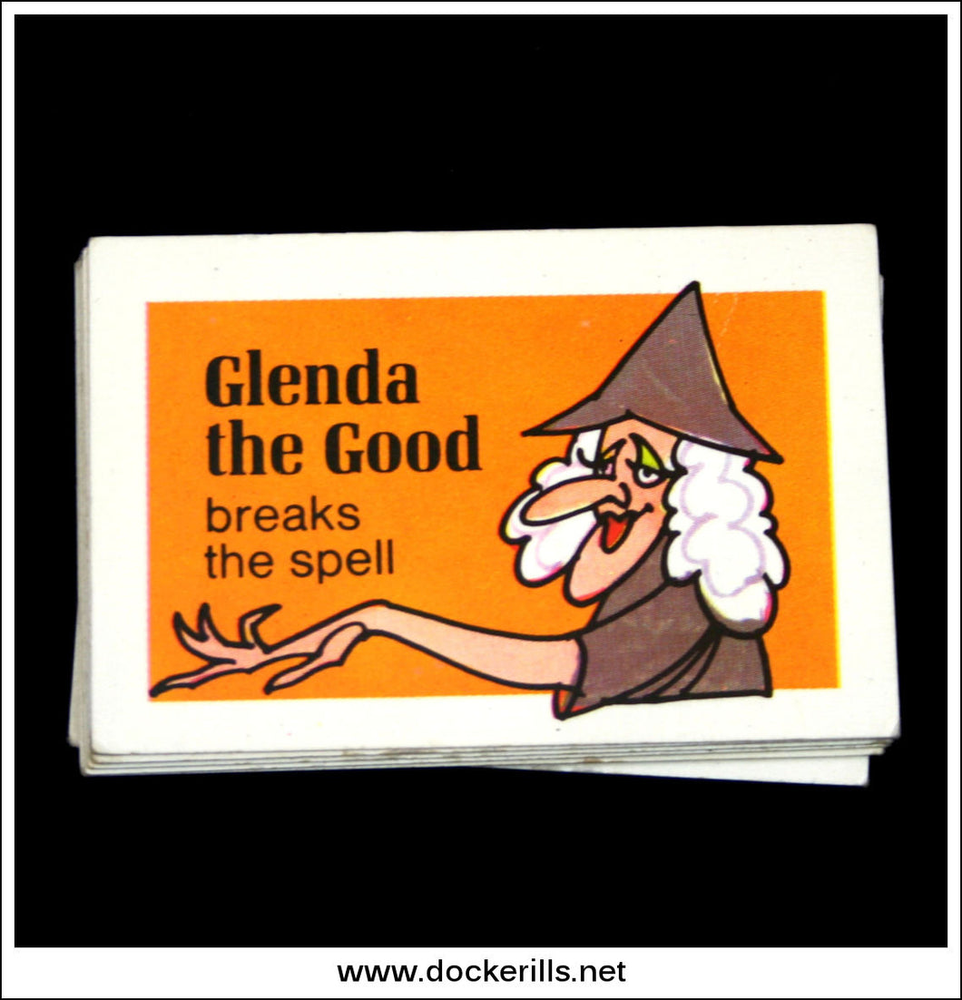 Denys Fisher Haunted House Game (1st Edition, 1971). Glenda The Good Cards