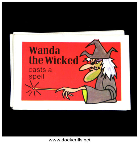 Denys Fisher Haunted House Game (1st Edition, 1971). Wanda The Wicked Cards. 
