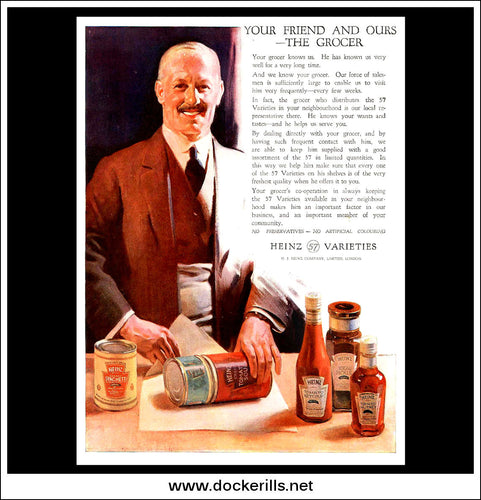 Heinz 57 Varieties. Original Vintage Advert From February 11th, 1925.