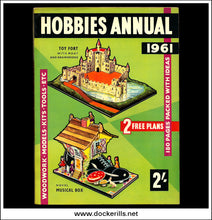 Hobbies Handbook, 1961. With 'Toy Fort' With Moat And Drawbridge No. 260 Special Plan.