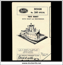  Hobbies 'Toy Fort' With Moat And Drawbridge No. 260 Special Plan.