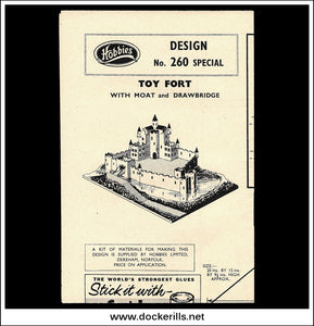 Hobbies 'Toy Fort' With Moat And Drawbridge No. 260 Special Plan.
