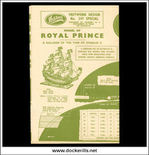 Hobbies Handbook, 1952. With 'Royal Prince' Galleon Of The Time Of Charles II No. 247 Special Plan.