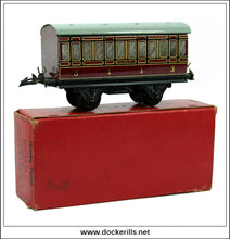 Hornby 'O' Gauge LMS No. 1 Passenger Coach 2.