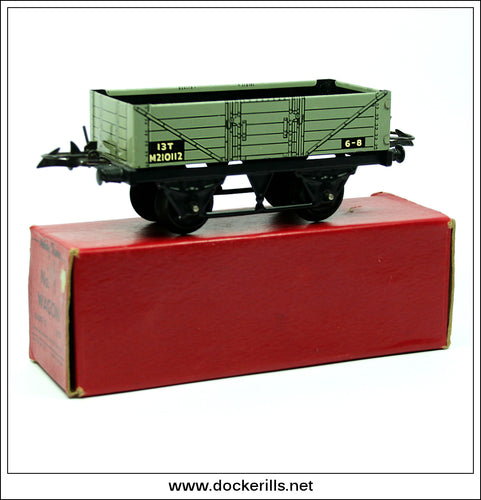Hornby 'O' Gauge Wagon No. 1. Vintage Tin Plate Railway Toy. Boxed.