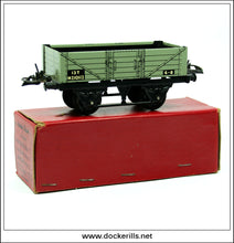Hornby 'O' Gauge Wagon No. 1. Vintage Tin Plate Railway Toy. Boxed.