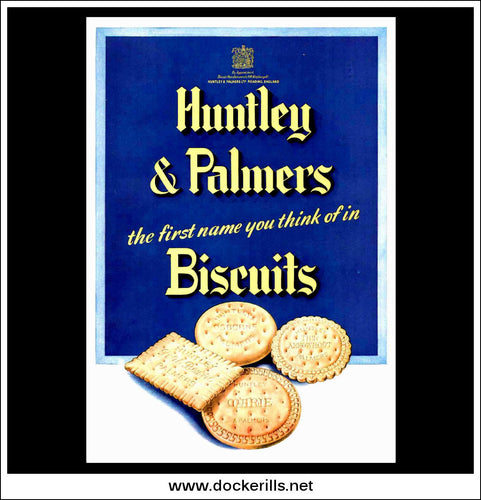 Huntley & Palmers Biscuits. Original Vintage Advert From August 12th, 1950.