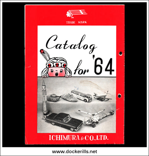 Vintage Sales Catalogue / Brochure for Ichimura & Co. Ltd., 1964. Tin Plate Toys.