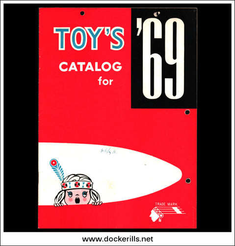 Vintage Sales Catalogue / Brochure for Ichimura & Co. Ltd., 1969. Tin Plate Toys.