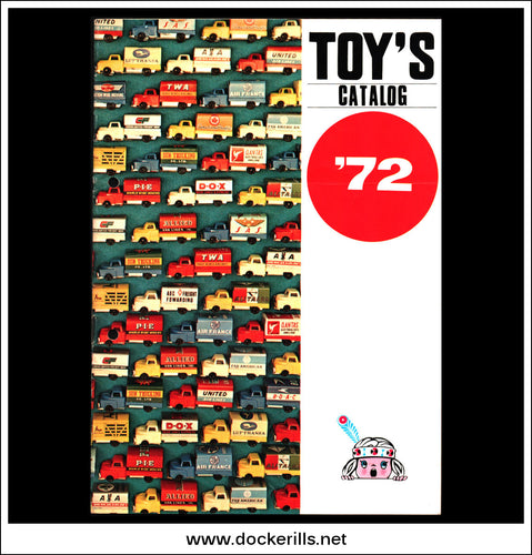 Original Vintage Catalogue / Brochure for Ichimura, Japan, 1972. Novelty Tin Plate Toys.