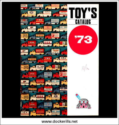 Original Vintage Catalogue / Brochure for Ichimura, Japan, 1973. Novelty Tin Plate Toys.