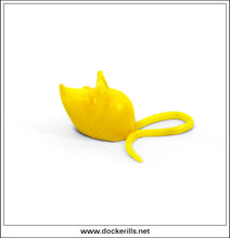 Ideal Mouse Trap. Mouse Counter. VINTAGE GAME SPARES Yellow.