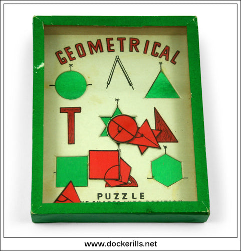 The Geometrical Puzzle. R. Journet & Co. Ltd. Vintage Puzzle.