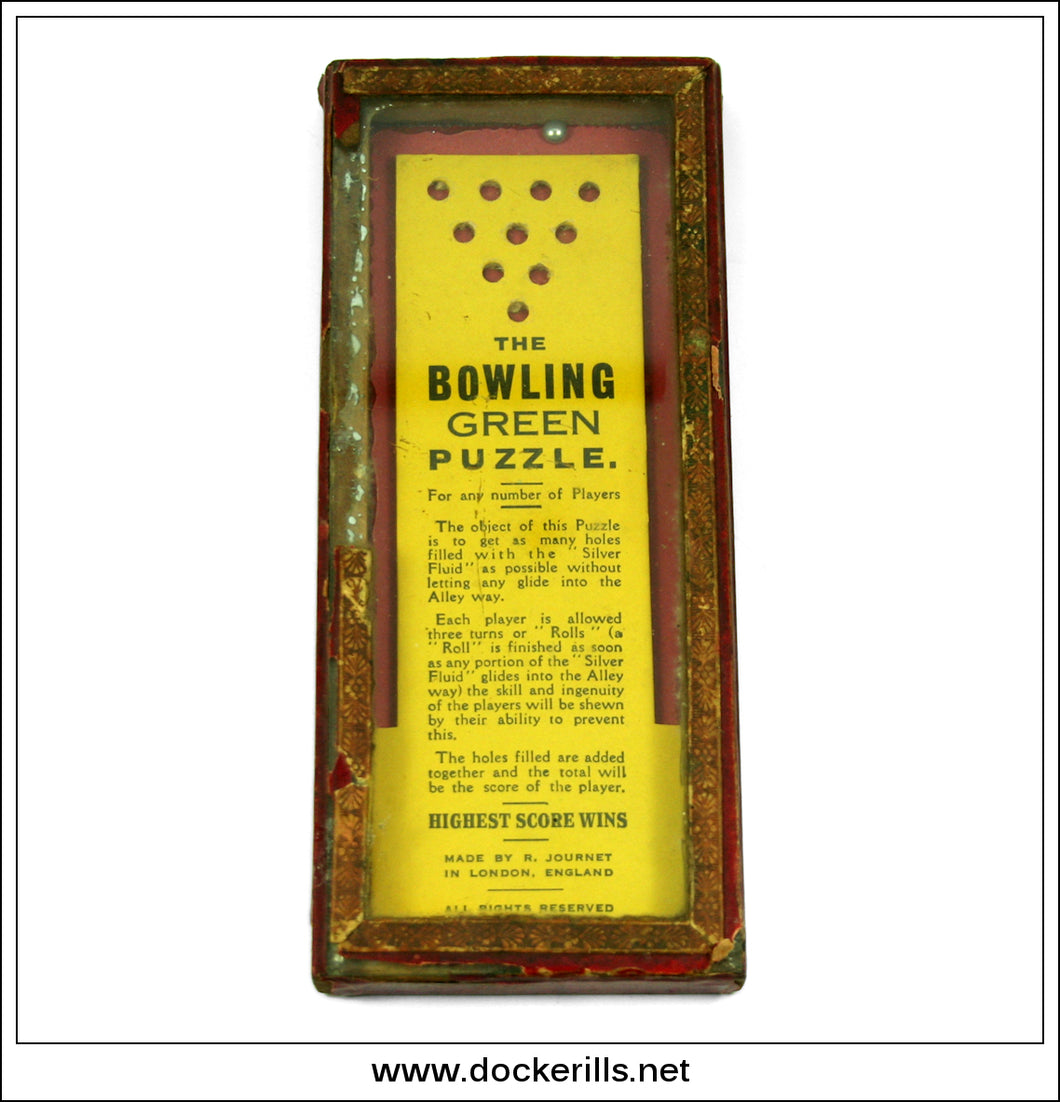 The Bowling Green Puzzle. R. Journet & Co. Ltd. Vintage Puzzle.