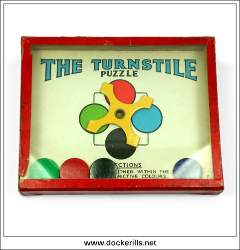 The Turnstile Puzzle. R. Journet & Co. Ltd. Vintage Puzzle.