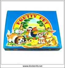 Pretty Pets, Vintage Tin Plate Novelty Toys, Kashiwai, Japan.