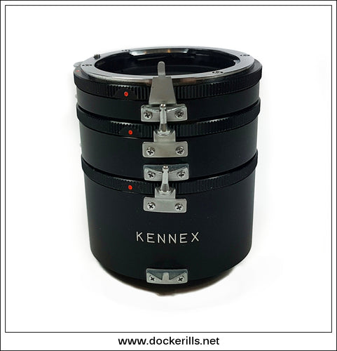 Vintage Set Of Kennex Extension Tubes For Nikon.